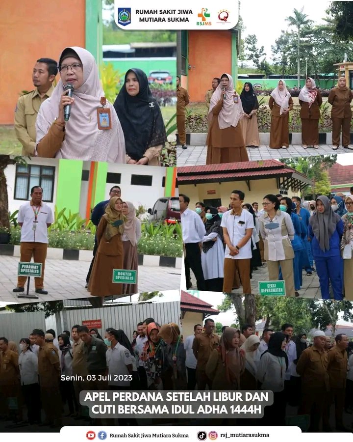 APEL PERDANA SETELAH LIBUR DAN CUTI BERSAMA IDUL ADHA 1444 H